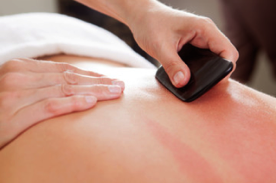 gua sha for pain freeing up interstitial fluid